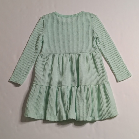 Long Sleeve Waffle Tiered Dress - Picture 6 of 8